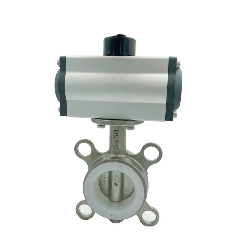 Pneumatic butterfly valve