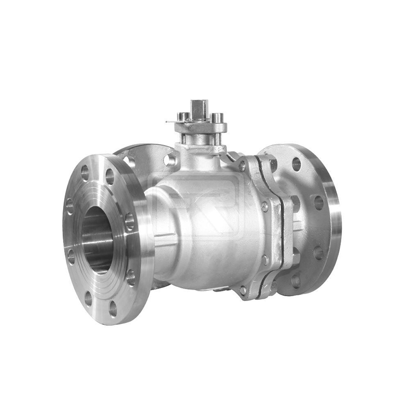 High Platform 3-way flange ball valve