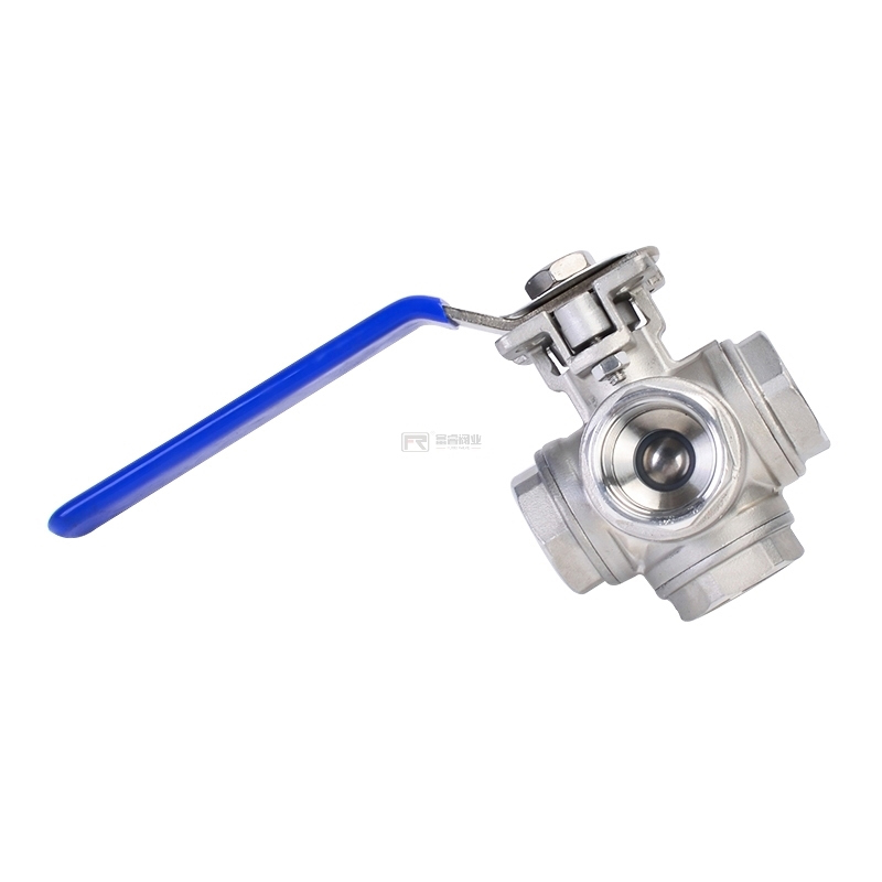 Manual High platform 5-way threaded ball valve