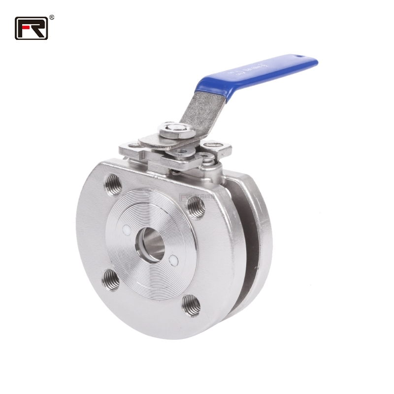 Manual thin ball valve