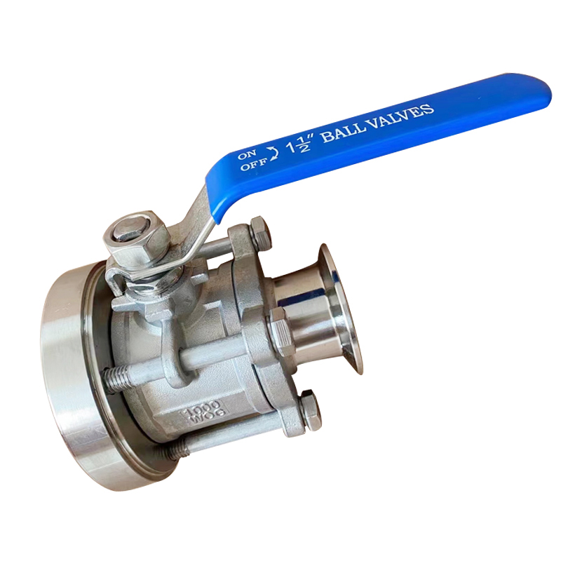 Manual single way tank bottom ball valve