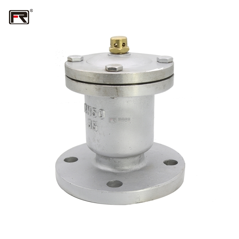 Flange exhaust valve