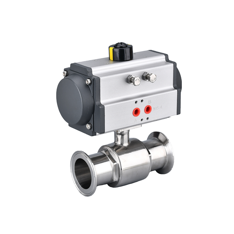 Pneumatic Sanitary single way ball valve