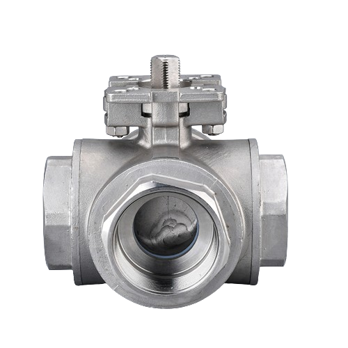 High Platform 4-way thread ball valve